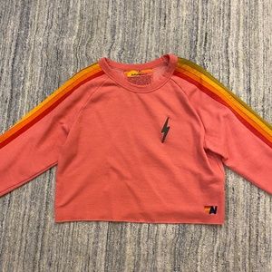 Cropped Aviator Nation Pullover